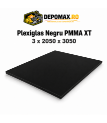 Plexiglas negru PMMA XT 3 x 2050 x 3050 mm